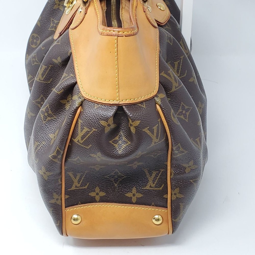 100% Auth Louis Vuitton Boetie MM Monogram ToteBag - Picture 3 of 15